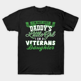 Daddy's little girl veteran's daughter T-Shirt